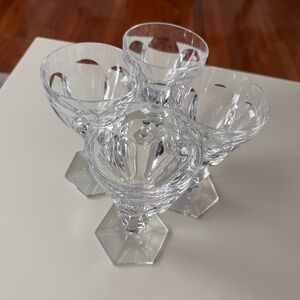 Baccarat set of 4 HARCOURT 1841 GLASS